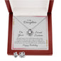 Daughter Birthday Necklace and Earring Set-Sweet Sixteen | Custom Heart Design