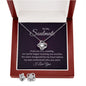Soulmate Love Knot Jewelry Set-Our first meeting - Custom Heart Design