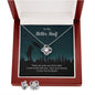 Better Half Love Knot Jewelry Set-I love you so much - Custom Heart Design