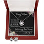 Mom Love Knot Jewelry Set-You are the best mother | Custom Heart Design