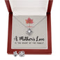 Mom Love Knot Jewelry Set-The heart of the family | Custom Heart Design