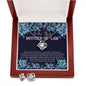 Mother in Law Love Knot Jewelry Set-Lucky to have you | Custom Heart Design