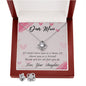 Mom Love Knot Jewelry Set, From Daughter-I'd choose you as a friend | Custom Heart Design