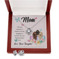 Mom Love Knot Jewelry Set, From Daughter-Our love is forever | Custom Heart Design