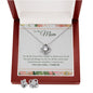 Mom Love Knot Jewelry Set-Unspoken words | Custom Heart Design