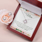 Mom Love Knot Jewelry Set-Unspoken words | Custom Heart Design
