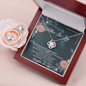Love Knot Jewelry Set To Mother In Law | Custom Heart Design