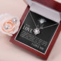 Soulmate Love Knot Jewelry Set-I fell in love with you - Custom Heart Design