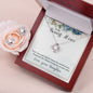 Mom Love Knot Jewelry Set, From Daughter-Your love and support | Custom Heart Design