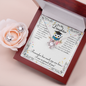Love Knot Graduation Jewelry Set | Custom Heart Design