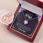 Wife Necklace, Love Knot Jewelry Set for Wife, Romantic Necklace for Wife - Custom Heart Design