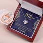 Wife Necklace, Love Knot Necklace for Wife, Romantic Necklace for Wife