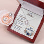 Mom Love Knot Jewelry Set-Just breathe | Custom Heart Design