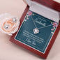 Soulmate Love Knot Jewelry Set-Thinking of you keeps me awake - Custom Heart Design