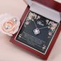 Mom Love Knot Jewelry Set-I am forever grateful | Custom Heart Design