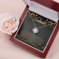 Soulmate Love Knot Jewelry Set-Each time I think of you - Custom Heart Design
