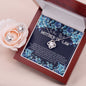 Mother in Law Love Knot Jewelry Set-Lucky to have you | Custom Heart Design