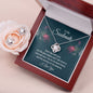 Soulmate Love Knot Jewelry Set-Each day with you - Custom Heart Design