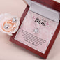 Mom Love Knot Jewelry Set, From Son-You are the greatest mom | Custom Heart Design