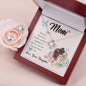 Mom Love Knot Jewelry Set, From Daughter-Our love is forever | Custom Heart Design