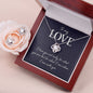 To My Love, Love Knot Jewelry Set-For what you are - Custom Heart Design