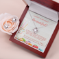 Happy Birthday Love Knot Jewelry Set | Custom Heart Design