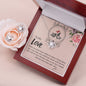 Soulmate Love Knot Jewelry Set-I love you more - Custom Heart Design