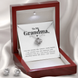 Love Knot Jewelry Set for Grandma | Custom Heart Design