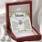 Love Knot Jewelry Set for Mom, from Son | Custom Heart Design