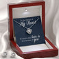 Soulmate Love Knot Jewelry Set-The owner of my heart - Custom Heart Design