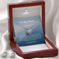 Love Knot Jewelry Set for Mom | Custom Heart Design