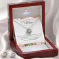 Mom Love Knot Jewelry Set-Unspoken words | Custom Heart Design