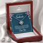 Soulmate Love Knot Jewelry Set-Thinking of you keeps me awake - Custom Heart Design