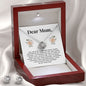 Mom Love Knot Jewelry Set, From Son-You held my hand | Custom Heart Design