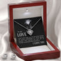 Soulmate Love Knot Jewelry Set-I fell in love with you - Custom Heart Design