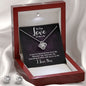 Soulmate Love Knot Jewelry Set-You are the love of my life | Custom Heart Design