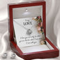 Soulmate Love Knot Jewelry Set-I love you not only - Custom Heart Design