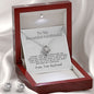 Girlfriend Jewelry Set, Love Knot Necklace Set | Custom Heart Design