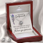 Girlfriend Jewelry Set, Love Knot Necklace Set | Custom Heart Design