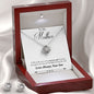 Mom Love Knot Jewelry Set, From Son-Sweetest gift from God | Custom Heart Design