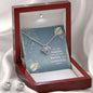Soulmate Love Knot Jewelry Set-You are perfectly made | Custom Heart Design