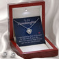 Granddaughter Love Knot Jewelry Set-I can promise - Custom Heart Design