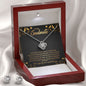 Soulmate Love Knot Jewelry Set-Each time I think of you - Custom Heart Design