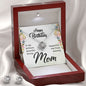 Mom Birthday Love Knot Jewelry Set | Custom Heart Design