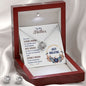 Mom Love Knot Jewelry Set-Just breathe | Custom Heart Design