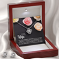 Sentimental Love Knot Jewelry Set for Wife | Custom Heart Design