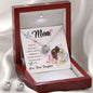 Mom Love Knot Jewelry Set, From Daughter-Our love is forever | Custom Heart Design