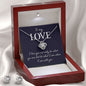 To My Love, Love Knot Jewelry Set-For what you are - Custom Heart Design