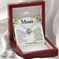 Mom Love Knot Jewelry Set-It's not easy | Custom Heart Design