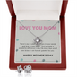 *There's joy in your smile-Love Knot Jewelry Set - Custom Heart Design